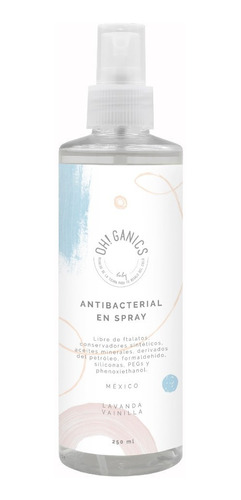 Antibacterial En Spray Lavanda-vainilla De 250 Ml