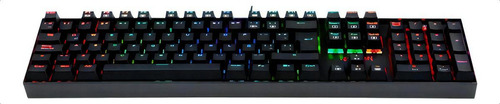 Teclado Gamer Mitra K551-rgb Negro Switch Red Español