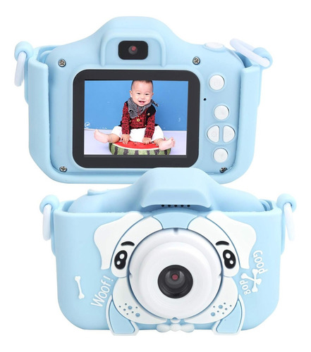 Camara Digital Para Niños Fotos Vídeos Juegos Funda Perro