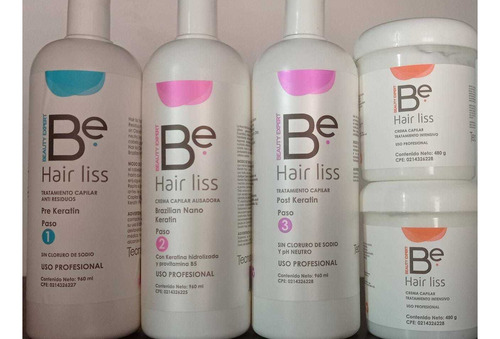 Combo Keratina Hair Liss Original 5 Productos