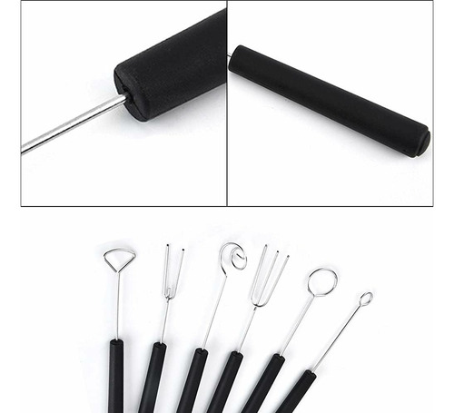 Juego De Tenedores Para Fondue De Acero Inoxidable, 6 Piezas