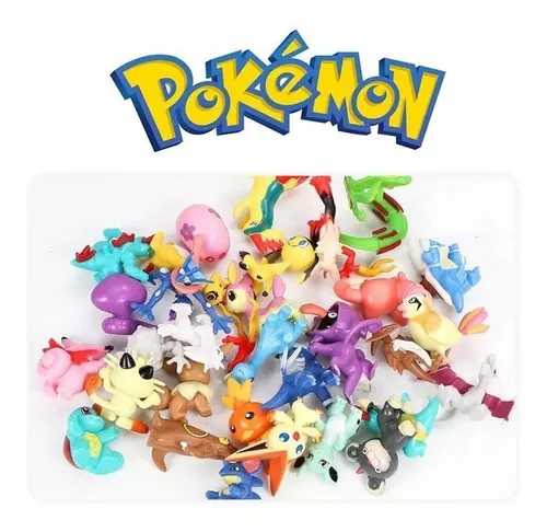 Kit 12 Pokemon Troca Rosto / Face + 1 Pokebola Boneco Figure