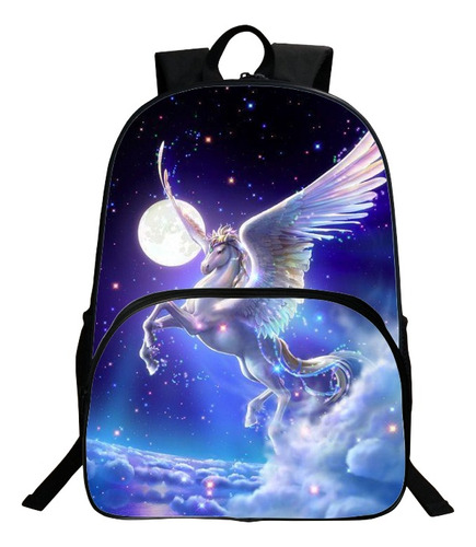 Mochila De Unicornio Estampada Al Por Mayor Para Estudiantes