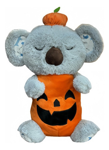 Halloween Respirando Calabaza Koala Música Resplandor 37 Cm