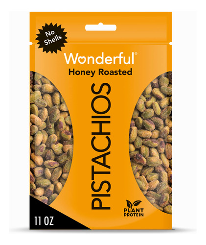 Wonderful Pistachios Sin Cascaras Tostadas Con Miel, 11 Onza