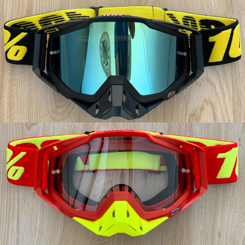 Antiparras Uv Nuevas Moto Motocross Downhill Casco Ski Nieve (Usado)