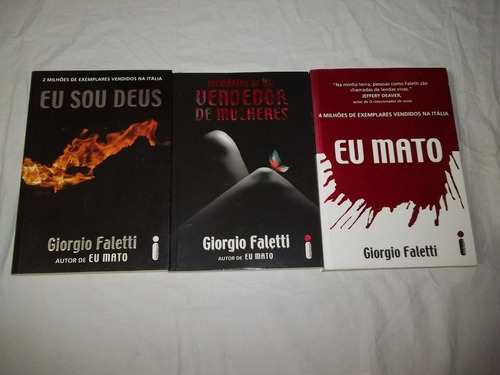 Livro - Giorgio Faletti 3 Titulos Títulos Conforme Foto