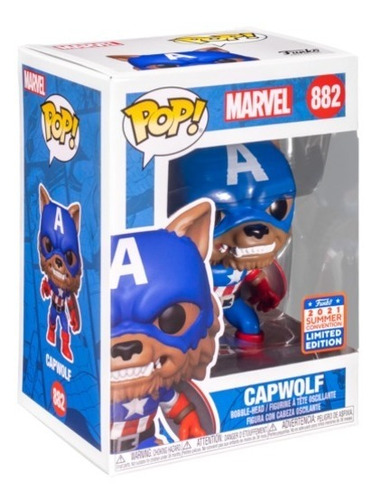 Capwolf Marvel Funko Pop! #882 2021 Summer Convention