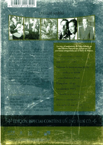 Pedro Infante 50 Aniversario Las Islas Marias Dvd+cd