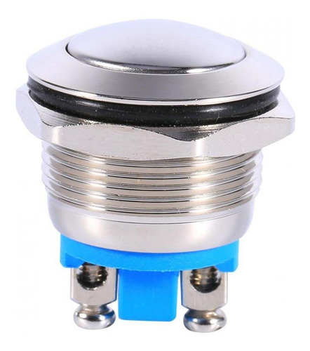 Interruptor De Botón Pulsador 19mm Impermeable Bocina De Met