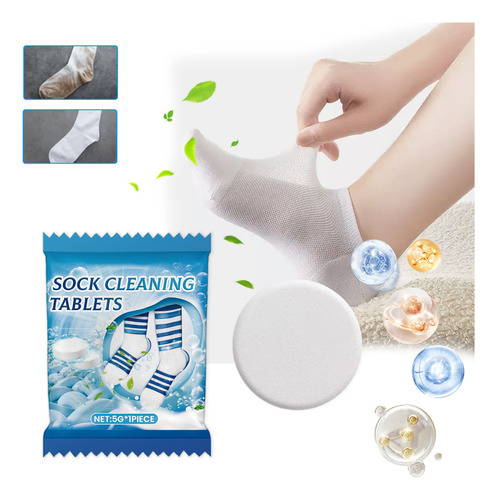 Almofadas De Limpeza W Sock Para Remoção De Manchas, Desodor