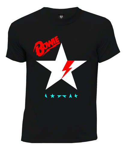 Camiseta Rock Letras David Bowie 