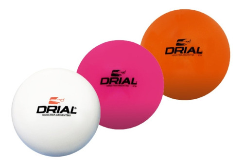 Bocha Hockey Drial Profesional Cesped Lisa Dimple Colores