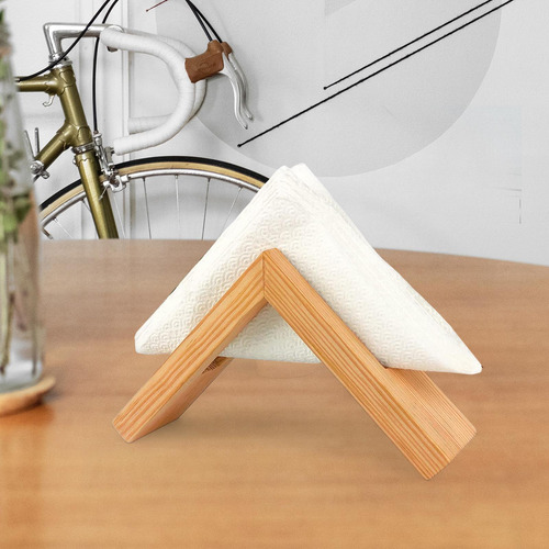2 Dispensador De Servilletas De Servilletas De Madera Para