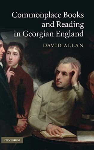 Libro:  Commonplace Books And Reading In Georgian England