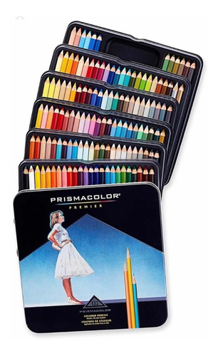 Creyones Prismacolor De 132 Colores Caja Metálica Nuevos