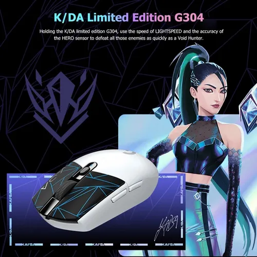 Mouse Inalámbrico Gamer Logitech G305 Kda Edicion Lol