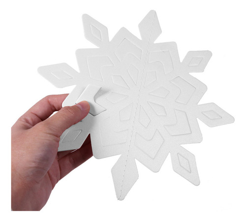 Decoraciones Navideñas De Copos De Nieve En 3d, 18 Piezas, I