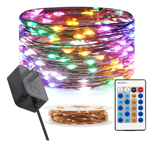 Ruichen Cadena De Luces Led De 33 Pies, 100 Cables De Cobre