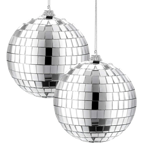 2 Piezas De Bola De Espejo De Discoteca, Decoración De...