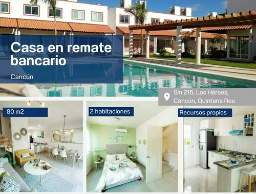 Casa En Venta Ubicada En Zendala Residencial Cancún, Remate Bancario