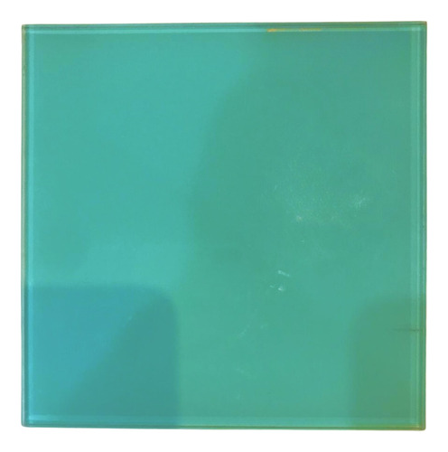 Cerámica De Vidrio 30 X 100 Cm Color Turquesa