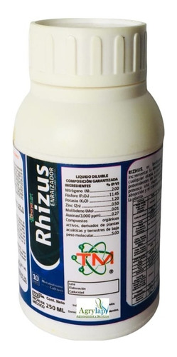 Rhizus 250ml Nutriente Para Crecimiento De Raíz