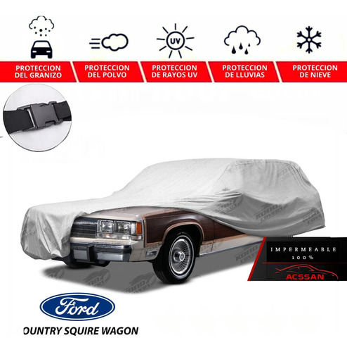 Cover Cubreauto Eua Con Broche Country Squire Wagon 74 A 91