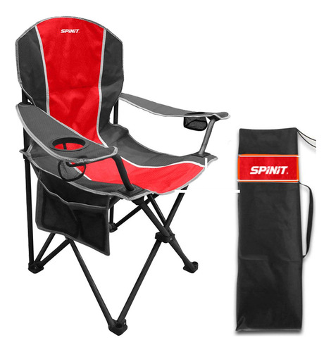 Sillon Director Spinit Deluxe Plegable Playa Camping P/vaso