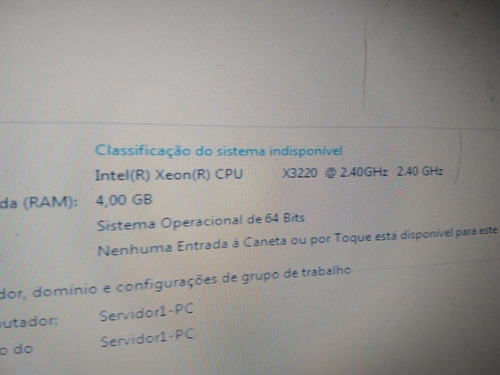 Servidor Dell Xeon Quadcore 4gb Ram Hd De 320gb Em