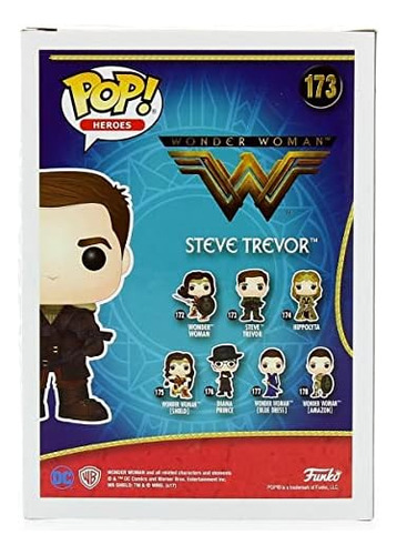 Funko Pop Filmes Dc Mulher Maravilha Filme Steve Trevor Ação