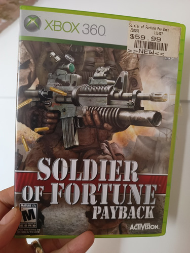 Xbox 360 Soldier Of Fortune Payback