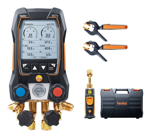 Manifold Testo 557s Sondas Kit Smart Vacío Friar