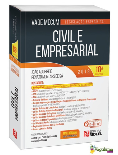 Vade Mecum Civil E Empresarial 18ª Edição  2018