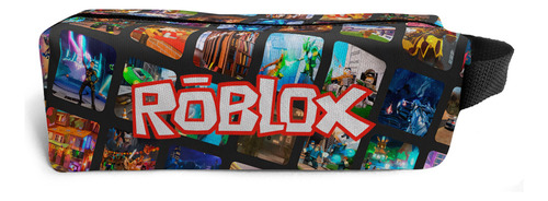 Escolar Mochila E Estojo Menino Game Blox Cor Mochila E Estojo 5 Desenho Do Tecido Liso
