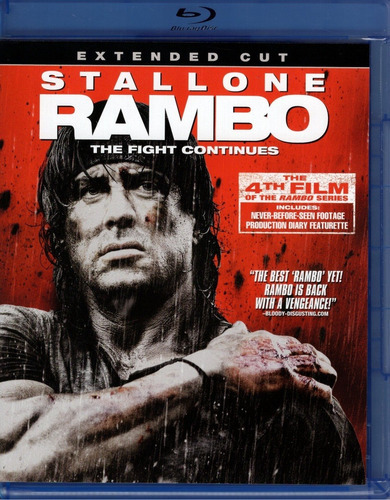 Rambo 4 Regreso Al Infierno Extendida Cut Pelicula Blu-ray