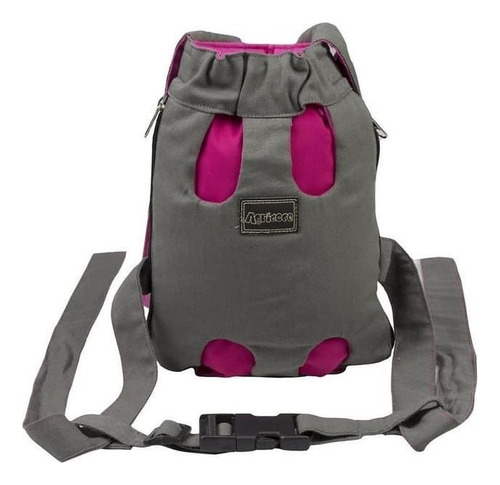 Agridoce Pet Mochila Canguru Rosa-chiclete Ex