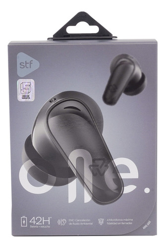 Audífonos Tws Stf One Negro Negro