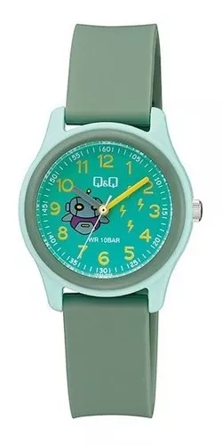 Reloj Q&Q VR99J018Y Niño Celeste Avión Azul