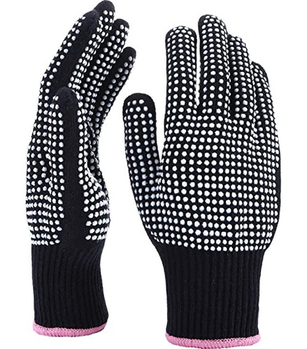 1 Par -guantes Resistente Al Calor Uso Al Planchar Cabello