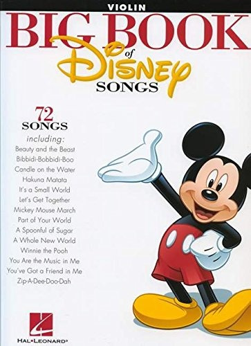 The Big Book Of Disney Songs Violin