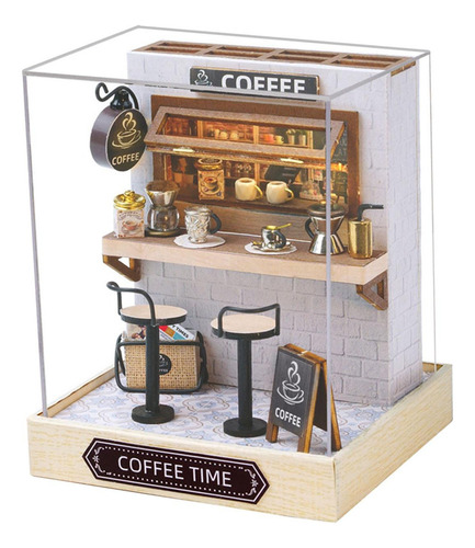 Kits De Bricolaje En Miniatura De Casa De Hora De Cafe