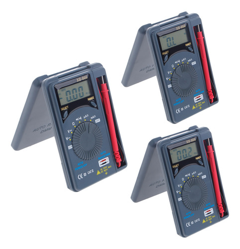 Mini Ferramenta De Teste De Voltímetro Lcd De Alcance Automá