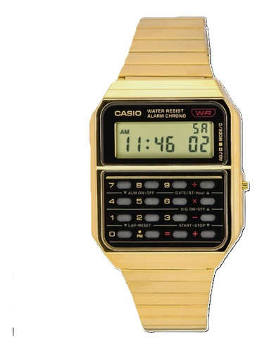 Reloj Casio Ca500weg Digital Calculadora Cronometro Wr