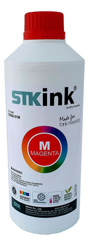 Tinta Stk L3110 L3150 L3210 L3250 Para Epson Refil 1 Litro Tinta Magenta