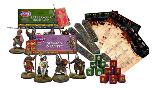 Kit Starter 2 Jogadores Saxon Vs Norman Victrix 4 Pts Saga