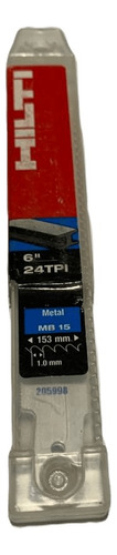Hoja De Sierra Para Metal  Hilti 6 X .035  5 Piezas