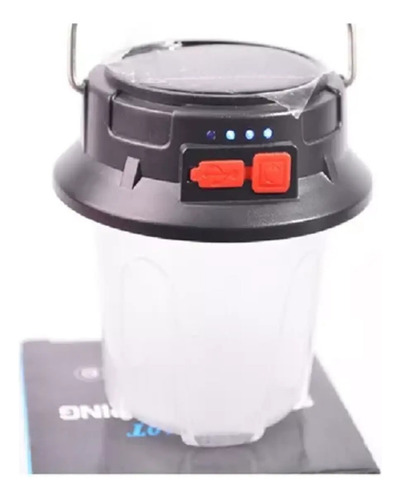 Lámpara Camping Farol Colgante Luz Solar Usb Inal Emergencia Color A DISPONIBILIDAD