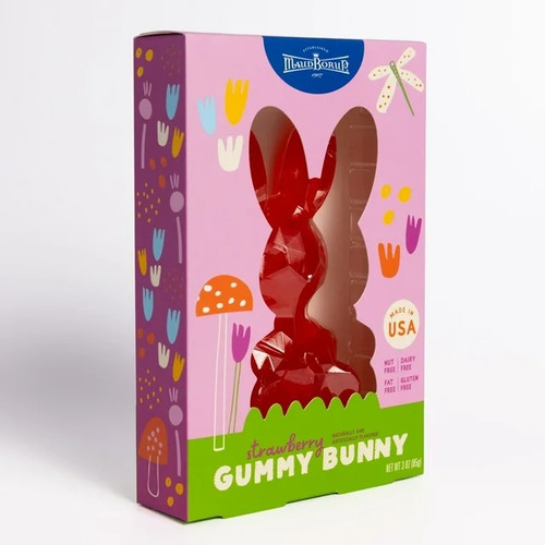 Gomita De Conejo De Pascua 85g Fresa Strawberry 10cm De Alto
