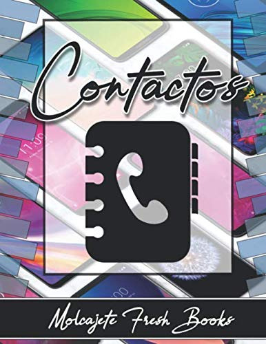 Libro De Contactos: Libro De Contactos En Español Con Pestañ